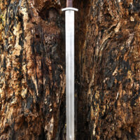 Espada vikinga temprana Godfred con vaina - Imagen 2