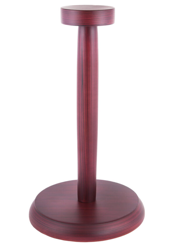 Soporte de madera para casco