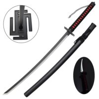 KATANA BANKAI DE ICHIGO KUROSAKI, HOJA DE ACERO Y LUZ LED, BLEACH