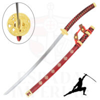 KATANA DECORATIVA ROJA