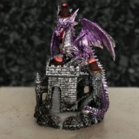 CASTILLO DE DRAGONES CON QUEMADOR DE INCIENSO DE REFLUJO - Imagen 3