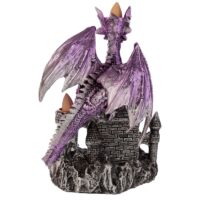 CASTILLO DE DRAGONES CON QUEMADOR DE INCIENSO DE REFLUJO - Imagen 5