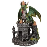 CASTILLO DE DRAGONES CON QUEMADOR DE INCIENSO DE REFLUJO - Imagen 6