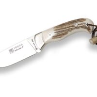 CUCHILLO DE MONTE ENTERIZO CON CACHAS ASTA DE CIERVO