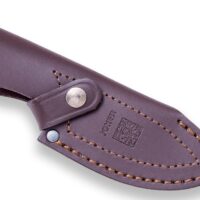 CUCHILLO DE CAZA JOKER AGUILA,PUÑO EN ASTA DE CIERVO, VIROLA STAMINA, HOJA DE 10,5 CM. FUNDA DE CUERO - Imagen 2