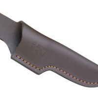 CUCHILLO DE CAZA JOKER LUCHASDERA, MANGO PUNTA ASTA CIERVO, HOJA DE 10 CM. FUNDA DE CUERO. - Imagen 2