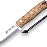 CUCHILLO BUSHCRAFT Y SUPERVIVENCIA "JOKER NÓRDICO" CL119, ACERO CARBONO K720, MANGO DE ABEDUL