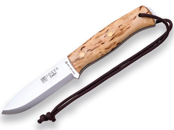 CUCHILLO BUSHCRAFT Y SUPERVIVENCIA "JOKER EMBER" MANGO ABEDUL RIZADO
