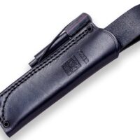 CUCHILLO BUSHCRAFT Y SUPERVIVENCIA "JOKER BS9 LYNX" CON FERROCERIO MANGO CANVAS MICARTA FUNDA CUERO - Imagen 2
