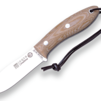 CUCHILLO BUSHCRAFT Y CAZA "JOKER BS9 CANADIENSE" MANGO CANVAS MICARTA