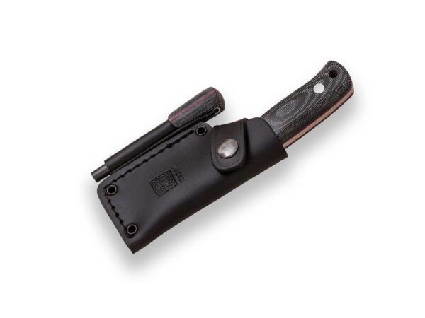 CUCHILLO BUSHCRAFT JOKER ERIZO TS1 CON PEDERNAL MANGO DE MICARTA - Imagen 5