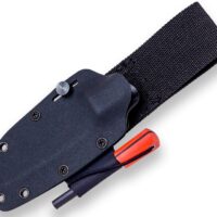 CUCHILLO BUSHCRAFT Y SUPERVIVENCIA "JOKER BS9 LYNX" CON FERROCERIO MANGO CANVAS MICARTA FUNDA KYDEX - Imagen 3