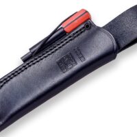 CUCHILLO BUSHCRAFT Y SUPERVIVENCIA "JOKER BS9 LYNX" CON FERROCERIO MANGO CANVAS MICARTA FUNDA CUERO - Imagen 2