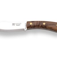CUCHILLO BUSHCRAFT "JOKER NESSMUK S", CON FERROCERIO, MANGO DE NOGAL
