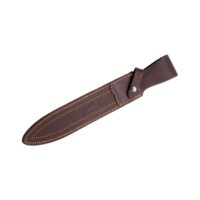 CUCHILLO DE REMATE JOKER CHAMOÍS, PUÑO DE CIERVO,HOJA DE 25,5 CM.FUNDA DE CUERO - Imagen 2