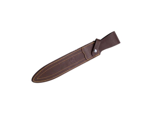 CUCHILLO DE REMATE JOKER CHAMOÍS, PUÑO DE CIERVO,HOJA DE 25,5 CM.FUNDA DE CUERO - Imagen 2