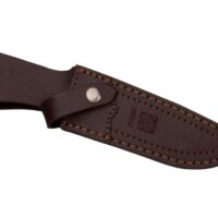 CUCHILLO DE MONTE CON PUÑO CORONA CIERVO Y HOJA INOX DE 14 CM. - Imagen 2