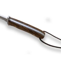CUCHILLO DE CAZA "JOKER BOWIE" CON PUÑO DE NOGAL Y HOJA DE 16 CM - Imagen 2
