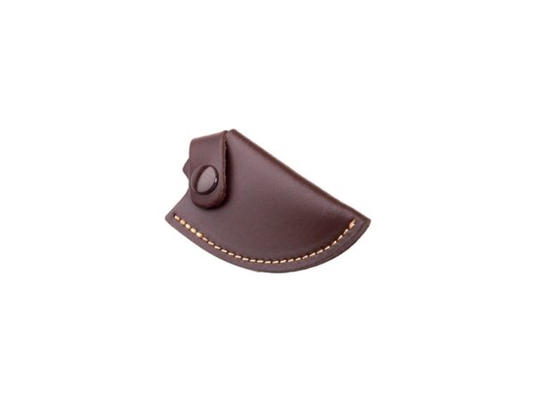CUCHILLO DESOLLADOR JOKER DOGO,MANGO DE OLIVO, HOJA DE 8 CM ACERO INOX. FUNDA DE CUERO. - Imagen 2