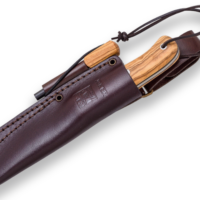 CUCHILLO DE BUSHCRAFT "JOKER CAMPERO" CO118-P MANGO DE OLIVO CON PEDERNAL - Imagen 2