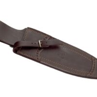 CUCHILLO DE REMATE JOKER BISONTE CON PUÑO DE STAMINA Y HOJA DE DOBLE FILO DE 25,5 CM. FUNDA DE CUERO - Imagen 2