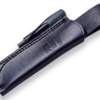 CUCHILLO BUSHCRAFT Y SUPERVIVENCIA JOKER BS9 URSUS. ACERO BÖHLER N695, MANGO CANVAS MICARTA, HOJA 10 CM. FUNDA VAQUETILLA CON FERROCERIO - Imagen 2