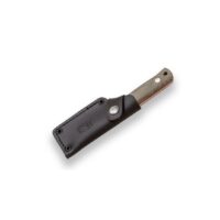CUCHILLO "JOKER ERIZO TS1" PUÑO MICARTA CANVAS VERDE H/ 7,5 CM FUNDA PIEL - Imagen 2