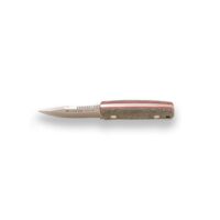 CUCHILLO "JOKER ERIZO TS1" PUÑO MICARTA CANVAS VERDE H/ 7,5 CM FUNDA PIEL - Imagen 3