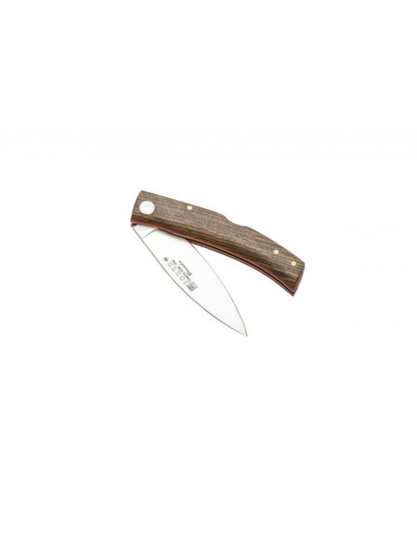 NAVAJA JOKER BECADA, CACHAS NOGAL HOJA 8 CM - Imagen 2
