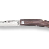 NAVAJA PISTÓN DE BOLSILLO CACHAS MADERA PALISANDRO Y HOJA DE 6.5 CM