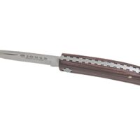 NAVAJA PISTÓN DE BOLSILLO CACHAS MADERA PALISANDRO Y HOJA DE 6.5 CM - Imagen 2