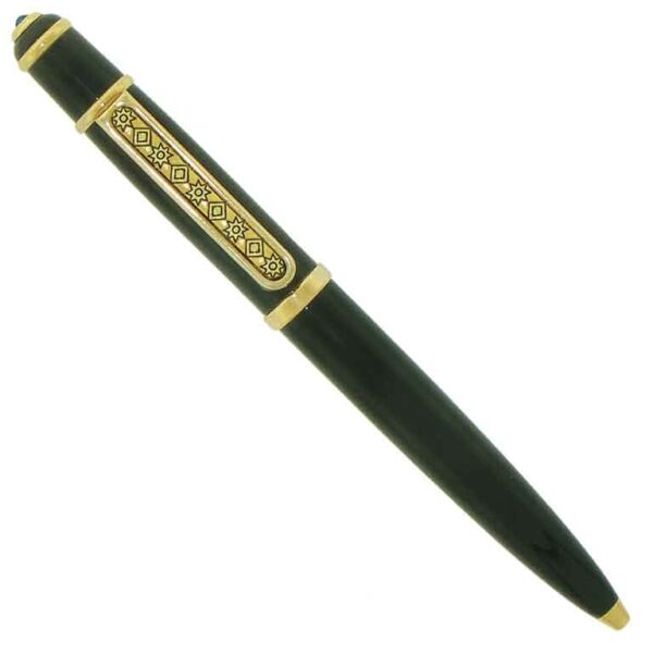 BOLÍGRAFO DAMASQUINADO. ORO DE TOLEDO 24K