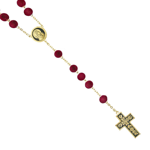 ROSARIO DAMASQUINADO, ORO DE TOLEDO 24K
