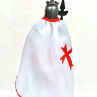 GUERRERO TEMPLARIO CON CAPA BLANCA - Imagen 4