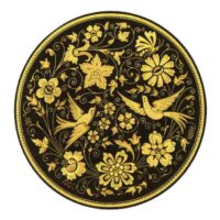 PLATO DAMASQUINADO 10CM, ORO DE TOLEDO 24K - Imagen 5