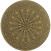PLATO DAMASQUINADO 16CM, ORO DE TOLEDO 24K - Imagen 5