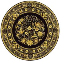 PLATO DAMASQUINADO 20CM, ACABADO ESPECIAL, ORO DE TOLEDO 24K - Imagen 2