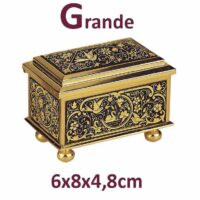 JOYERO (GRANDE) DAMASQUINADO, ORO DE TOLEDO 24K - Imagen 2