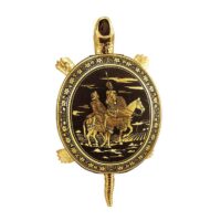 TORTUGA DAMASQUINADA, ORO DE TOLEDO 24K - Imagen 4