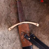 ESPADA TEMPLARIA CON CRUZ DE ZARPA - Imagen 4