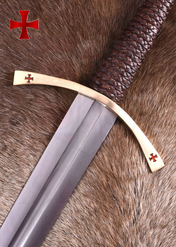 ESPADA TEMPLARIA CON CRUZ DE ZARPA - Imagen 6