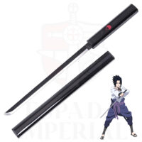 MINI KATANA DE SASUKE UCHIHA, NARUTO (negra)