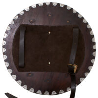 ESCUDO VIKINGO DE MADERA CON HERRAJES DE ACERO - Imagen 2