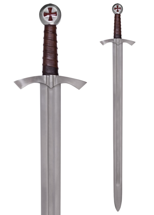 ESPADA TEMPLARIA DEL CABALLERO ESCOCÉS CON VAINA - Imagen 2
