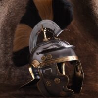 CASCO ROMANO IMPERIAL GALO -G- WEISENAU CON CRESTA - Imagen 4