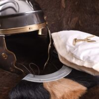 CASCO ROMANO IMPERIAL GALO -G- WEISENAU CON CRESTA - Imagen 5