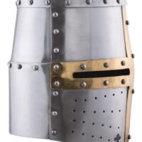 GRAN CASCO MEDIEVAL DE OLLA, SIGLO XIV - Imagen 3