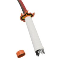 KATANA DE RENGOKU KYOJURO, HOJA DE ACERO Y LUZ LED, DEMON SLAYER - Imagen 2
