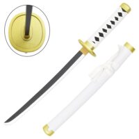MINI KATANA BAMBÚ WADO ICHIMONJI DE ZORO, ONE PIECE