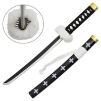 MINI KATANA BAMBÚ DE TRAFALGAR LAW NEGRA, ONE PIECE